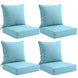 Outdoor Deep Seat Cushion Set, 25 x 25 x 5 inch, Set of 4 - Eagle Peak
