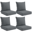 Outdoor Deep Seat Cushion Set, 25 x 25 x 5 inch, Set of 4 - Eagle Peak