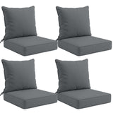 Outdoor Deep Seat Cushion Set, 25 x 25 x 5 inch, Set of 4 - Eagle Peak