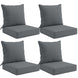 Outdoor Deep Seat Cushion Set, 25 x 25 x 5 inch, Set of 4 - Eagle Peak
