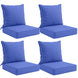 Outdoor Deep Seat Cushion Set, 25 x 25 x 5 inch, Set of 4 - Eagle Peak