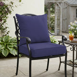 Outdoor Deep Seat Patio Seat Cushion Set, 25x25x5 inch, 2 - Piece Back Chair Cushion - Eagle Peak