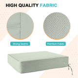 Outdoor Deep Seat Patio Seat Cushion Set, 25x25x5 inch, 2 - Piece Back Chair Cushion - Eagle Peak Custom Canopy Tent