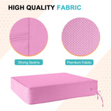 Outdoor Deep Seat Patio Seat Cushion Set, 25x25x5 inch, 2 - Piece Back Chair Cushion - Eagle Peak Custom Canopy Tent