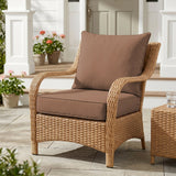Outdoor Deep Seat Patio Seat Cushion Set, 25x25x5 inch, 2 - Piece Back Chair Cushion - Eagle Peak