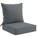 Outdoor Deep Seat Patio Seat Cushion Set, 25x25x5 inch, 2 - Piece Back Chair Cushion - Eagle Peak