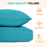 Outdoor Deep Seat Patio Seat Cushion Set, 25x25x5 inch, 2 - Piece Back Chair Cushion - Eagle Peak Custom Canopy Tent