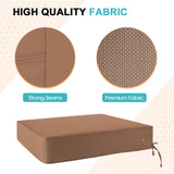 Outdoor Deep Seat Patio Seat Cushion Set, 25x25x5 inch, 2 - Piece Back Chair Cushion - Eagle Peak Custom Canopy Tent