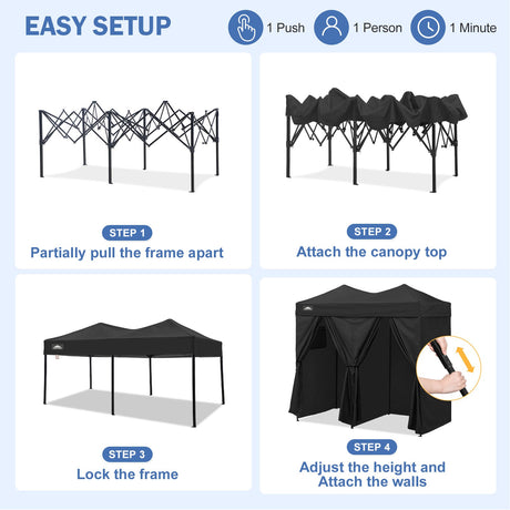 Outdoor Pop Up Changing Room 8x4 ft - Eagle Peak®