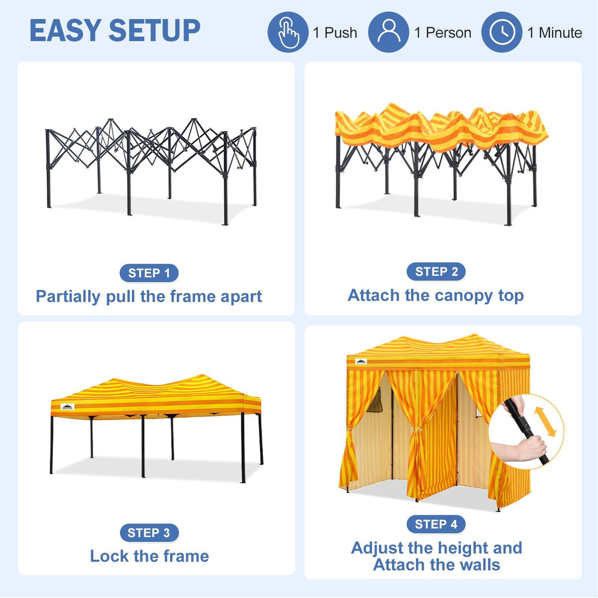 Outdoor Pop Up Changing Room 8x4 ft - Eagle Peak®