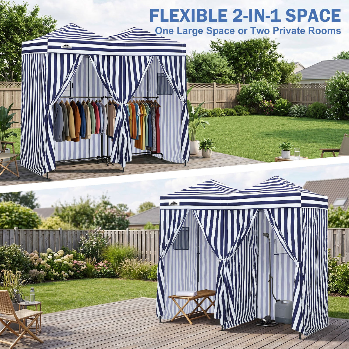 Outdoor Pop Up Changing Room 8x4 ft - Eagle Peak®