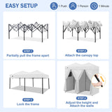 Outdoor Pop Up Changing Room 8x4 ft - Eagle Peak®