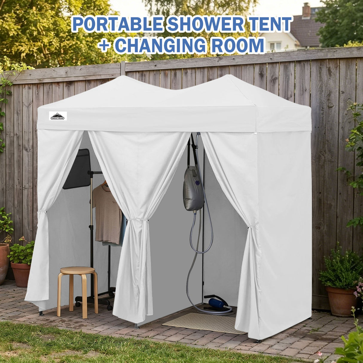 Outdoor Pop Up Changing Room 8x4 ft - Eagle Peak®