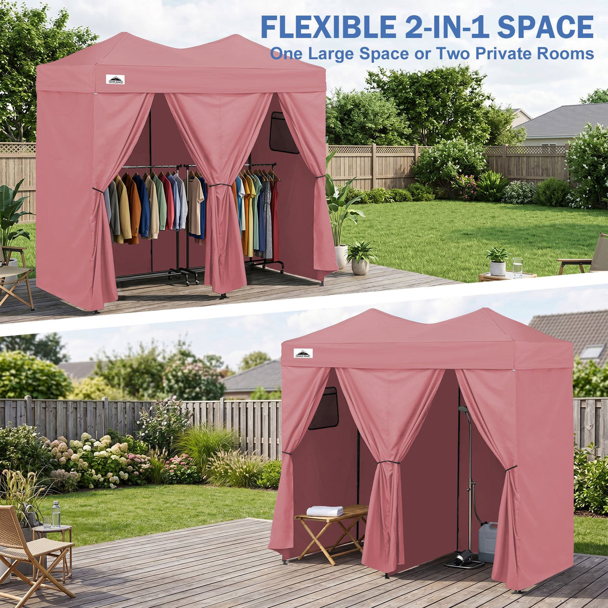 Outdoor Pop Up Changing Room 8x4 ft - Eagle Peak®
