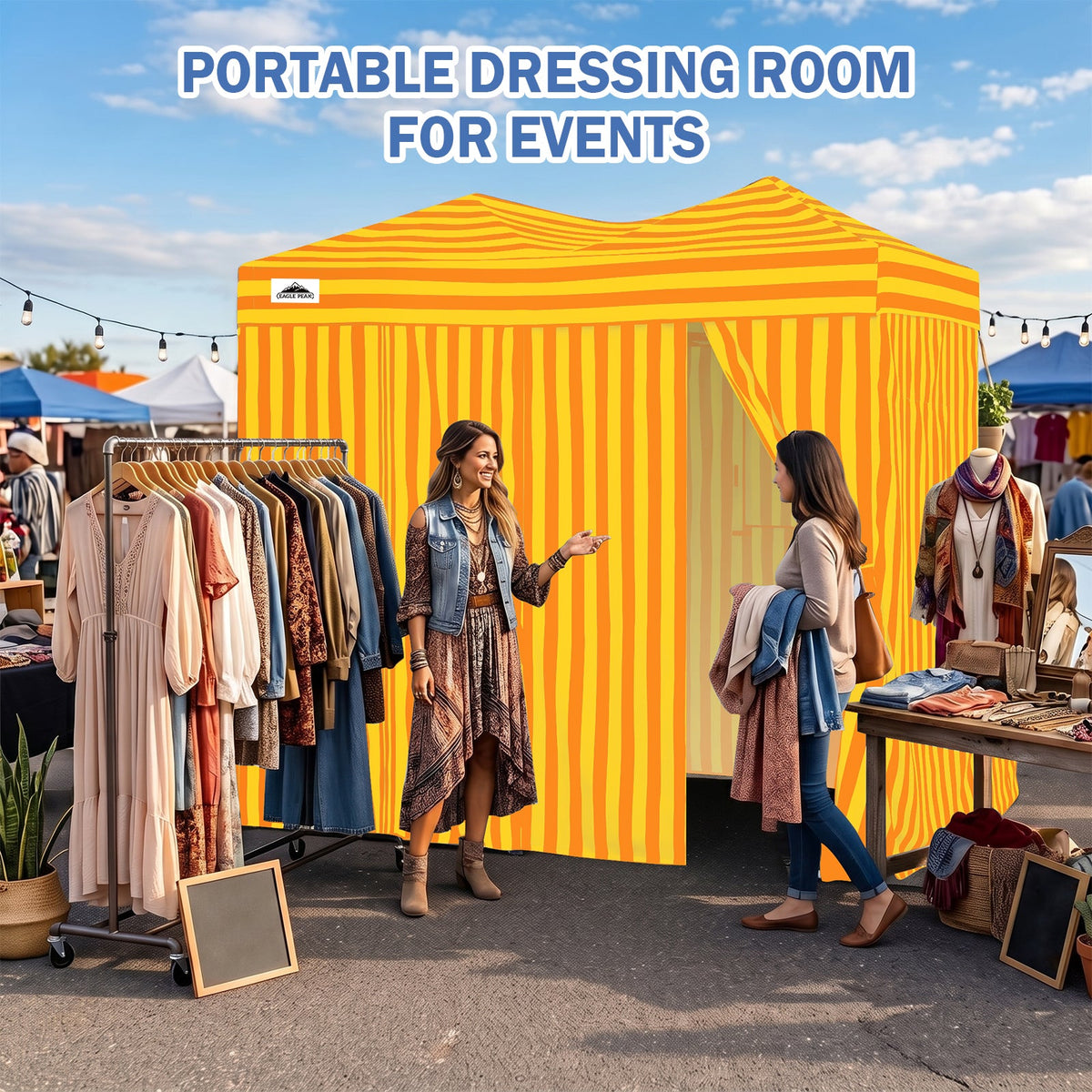 Outdoor Pop Up Changing Room 8x4 ft - Eagle Peak®