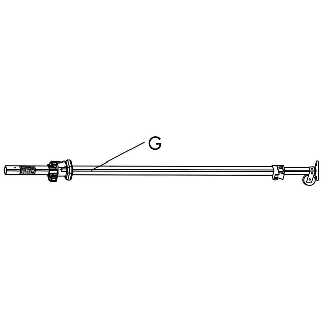 OZARK TRAIL COMMERCIAL LEG with WHEEL (LEFT) - Eagle Peak Canopy and Outdoor Products