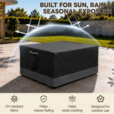 Patio Furniture Cover, 2 Ottomans 37''W×29.5''D×16.5''H - Eagle Peak®