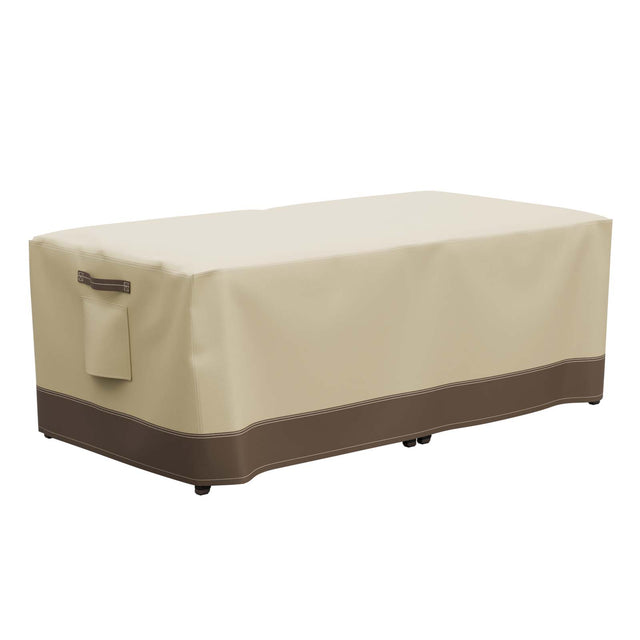 Patio Furniture Cover, 2 Ottomans Large 46.5''W×23.5''D×16.5''H - Eagle Peak®