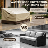 Patio Furniture Cover, 3 Seat Couch 87.5''W×28''D×30''H - Eagle Peak®
