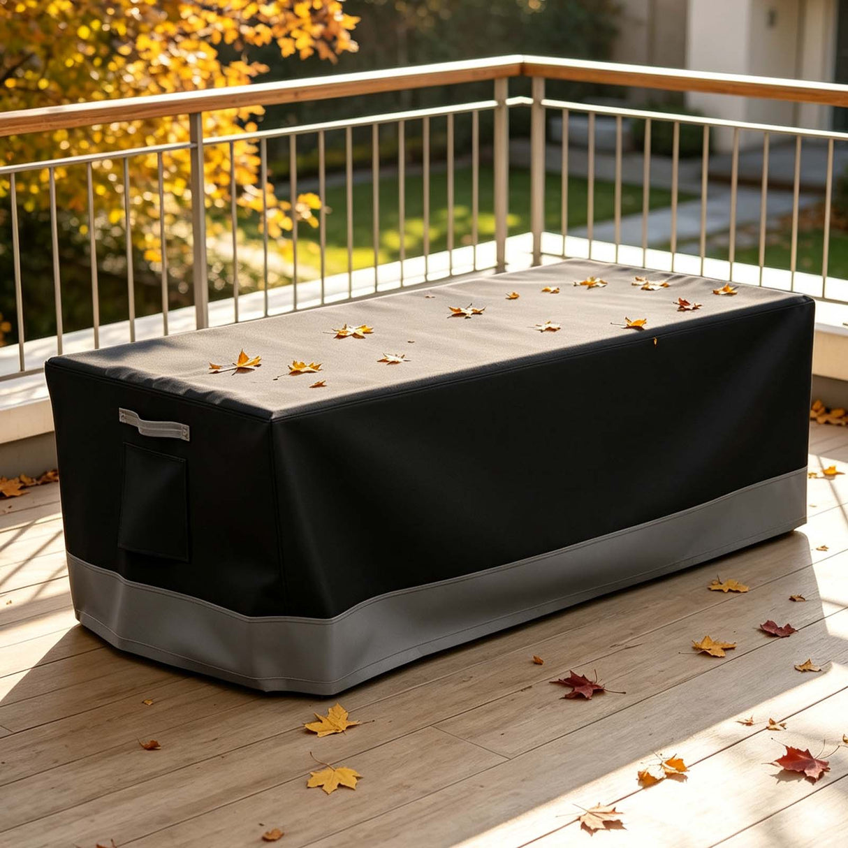 Patio Furniture Cover, Large Coffee Table 48''W×24.5''D×15.5''H - Eagle Peak®