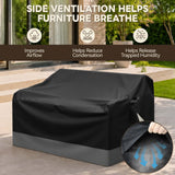 Patio Furniture Cover, Medium Loveseat 54.5''W×30.5''D×30.5''H - Eagle Peak®