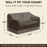 Patio Furniture Cover, Medium Loveseat 54.5''W×30.5''D×30.5''H - Eagle Peak®