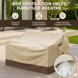 Patio Furniture Cover, Medium Loveseat 54.5''W×30.5''D×30.5''H - Eagle Peak®