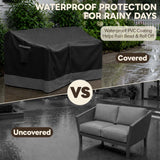 Patio Furniture Cover, Small Loveseat 35.5''W×29.5''D×29.5''H - Eagle Peak®