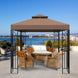 Patio Gazebo 8x8 with Corner Shelves - Eagle Peak Custom Canopy Tent