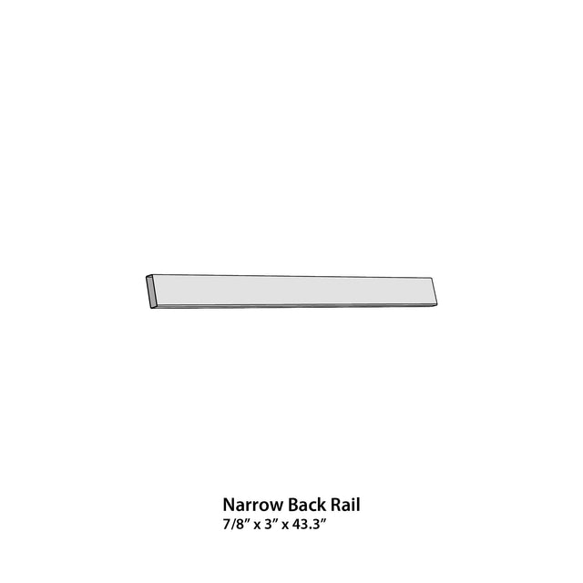 PBT04 - Part 8 Narrow Back Rail - Eagle Peak Canopy and Outdoor Products