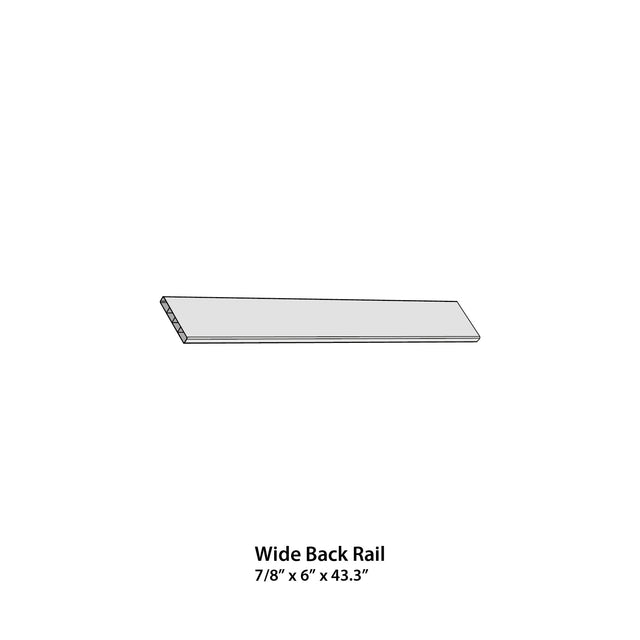 PBT04 - Part 9 Wide Back Rail - Eagle Peak Canopy and Outdoor Products