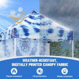 Pop up Canopy 5x5 with One Removable Sunwall, Carry Bag Included - Eagle Peak Custom Canopy Tent