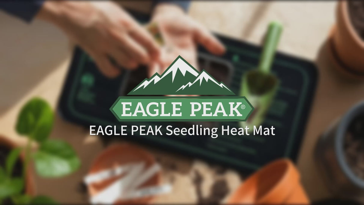 2 Pack Waterproof Seedling Heat Mat 10” x 20”, UL & MET-Certified Heating Pad, Contains (2) Warming Mats