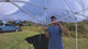 10x10 Commercial Canopy with High Peak, White
