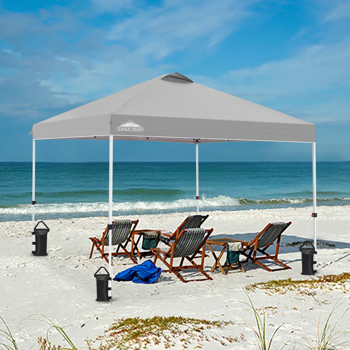 Replacement Canopy Cover with Air Vent for 10x10 Pop Up Canopy Tent, Top Only - Eagle Peak Custom Canopy Tent