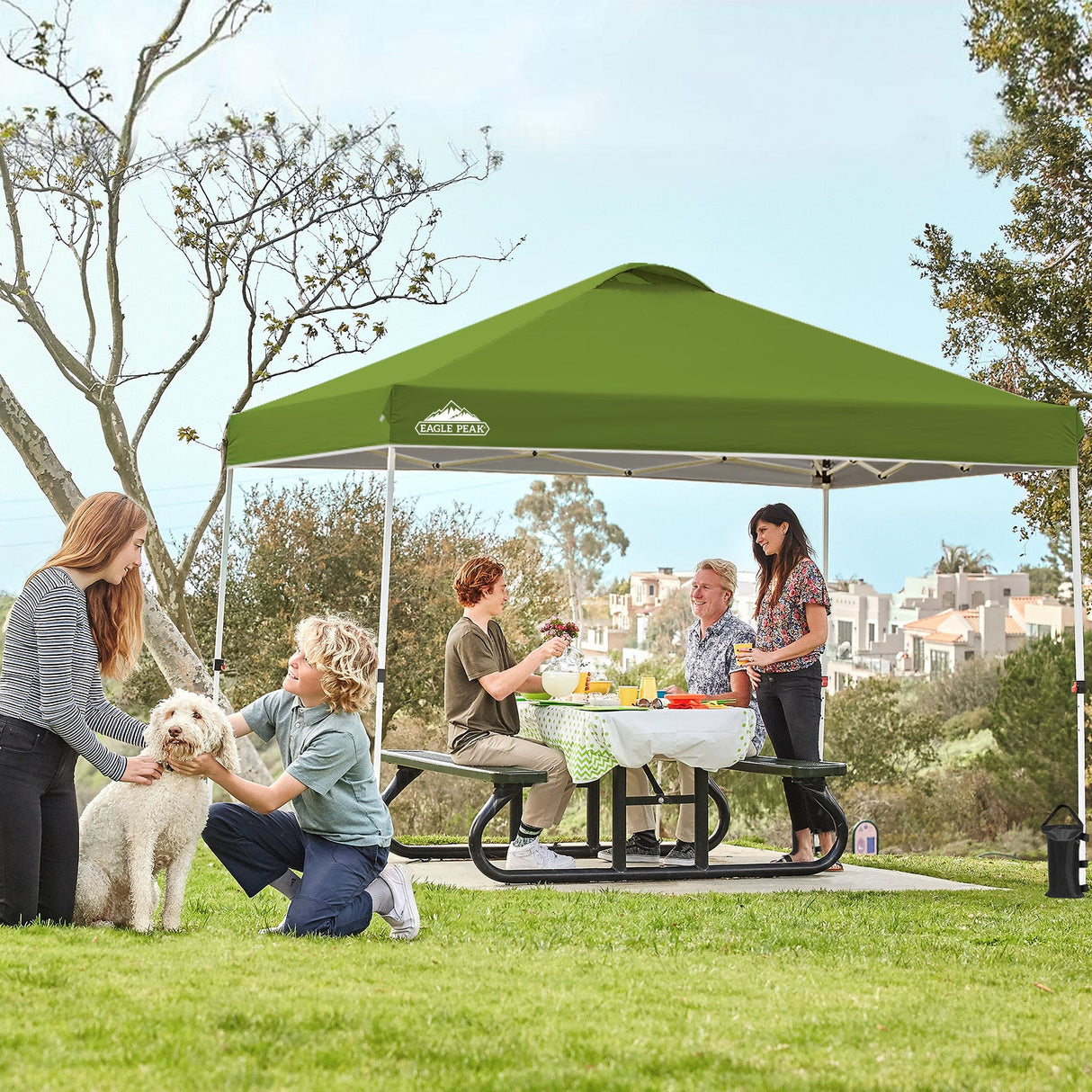 Replacement Canopy Cover with Air Vent for 10x10 Pop Up Canopy Tent, Top Only - Eagle Peak Custom Canopy Tent