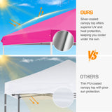 Replacement Canopy Cover with Air Vent for 10x10 Pop Up Canopy Tent, Top Only - Eagle Peak Custom Canopy Tent