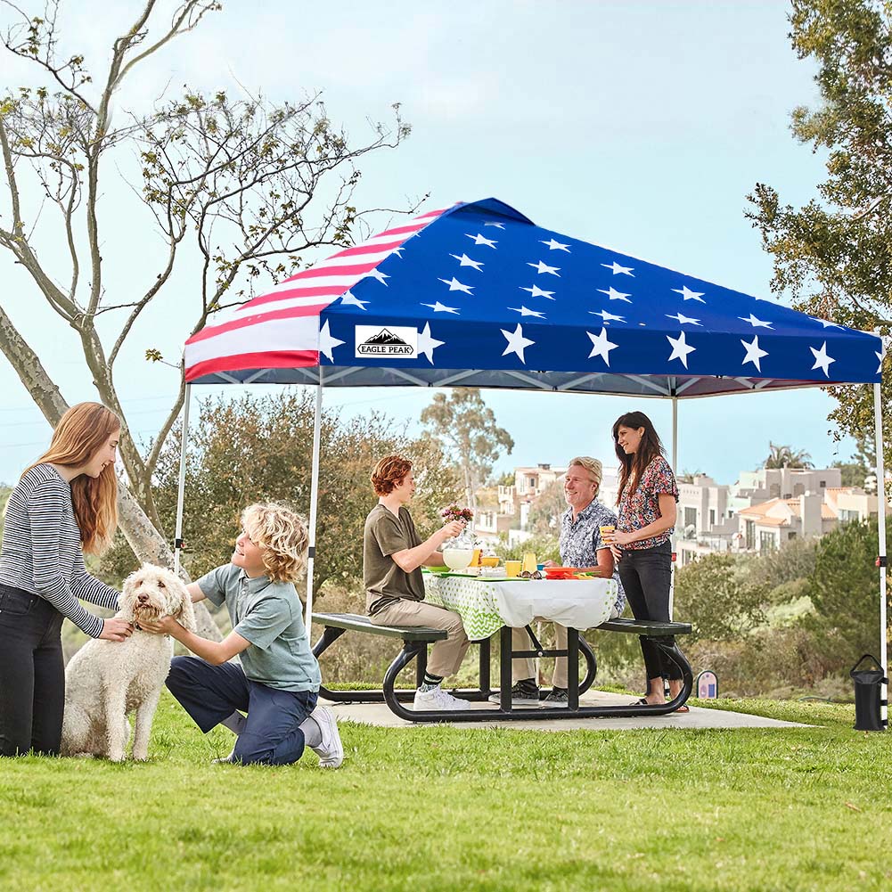 Replacement Canopy Cover with Air Vent for 10x10 Pop Up Canopy Tent, Top Only - Eagle Peak Custom Canopy Tent
