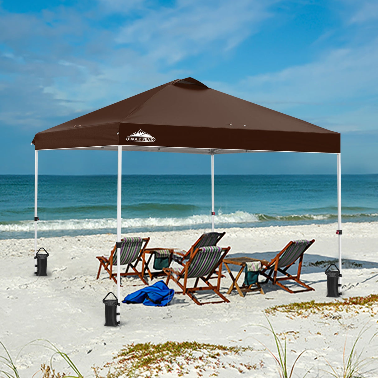Replacement Canopy Cover with Air Vent for 10x10 Pop Up Canopy Tent, Top Only - Eagle Peak Custom Canopy Tent