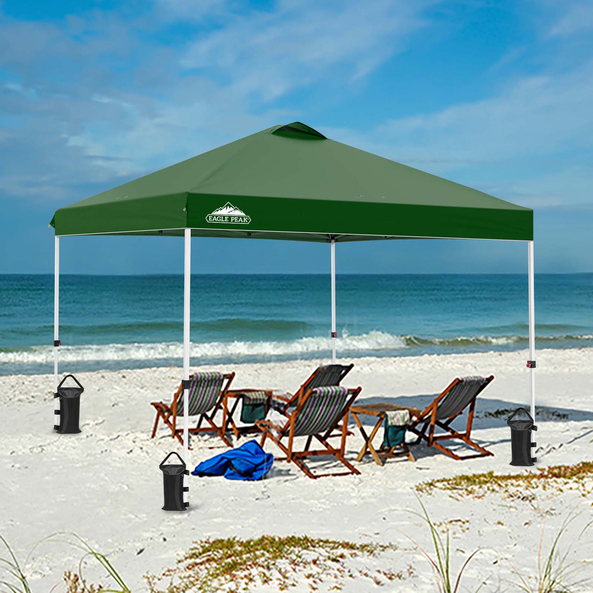 Replacement Canopy Cover with Air Vent for 10x10 Pop Up Canopy Tent, Top Only - Eagle Peak Custom Canopy Tent