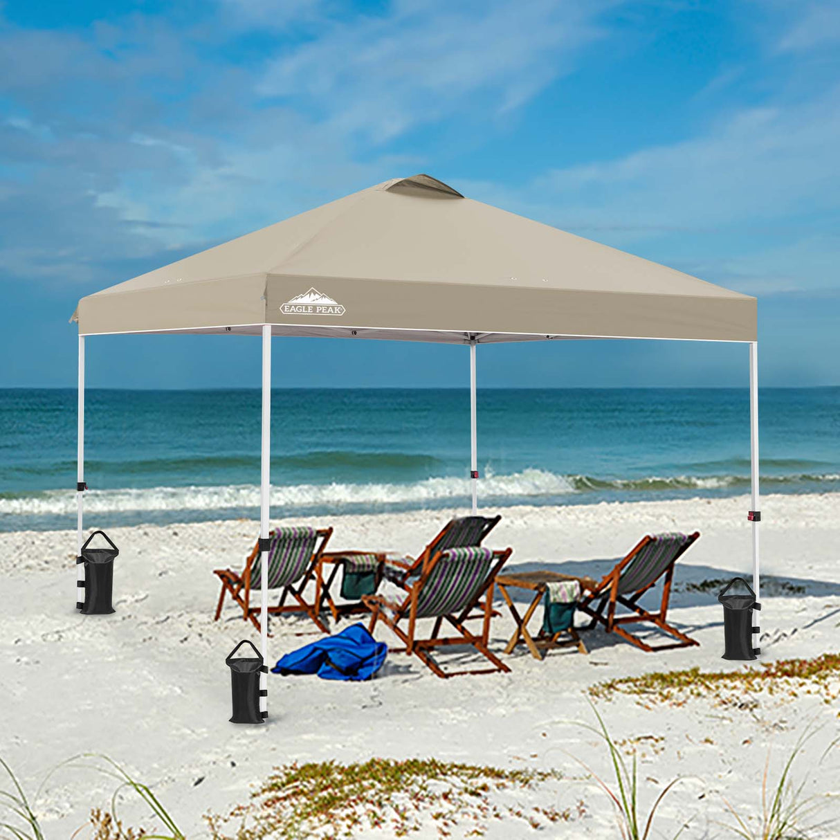 Replacement Canopy Cover with Air Vent for 10x10 Pop Up Canopy Tent, Top Only - Eagle Peak Custom Canopy Tent