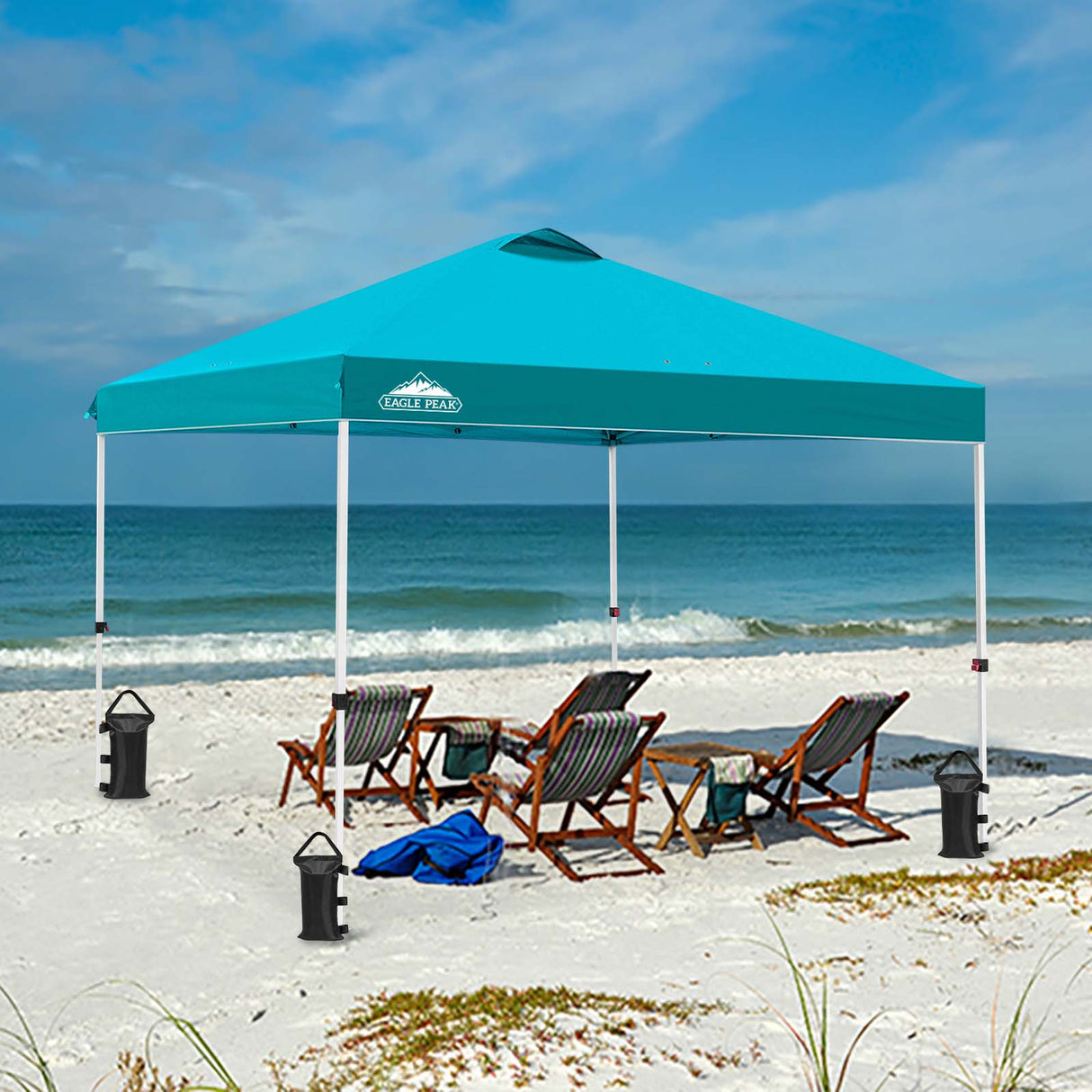Replacement Canopy Cover with Air Vent for 10x10 Pop Up Canopy Tent, Top Only - Eagle Peak Custom Canopy Tent