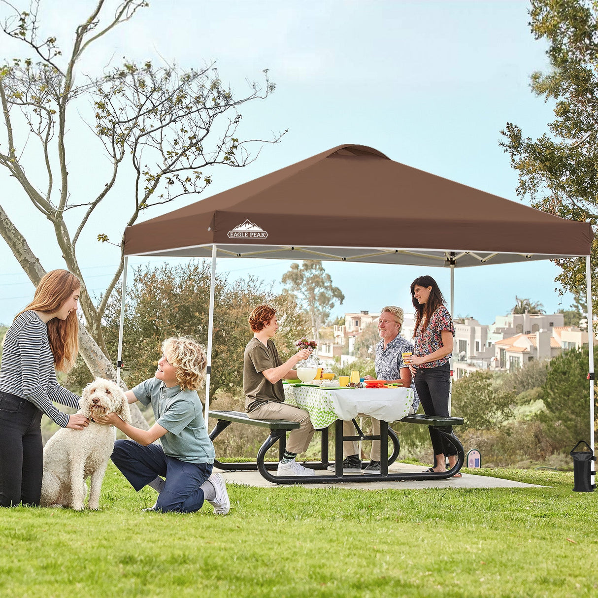 Replacement Canopy Cover with Air Vent for 10x10 Pop Up Canopy Tent, Top Only - Eagle Peak Custom Canopy Tent