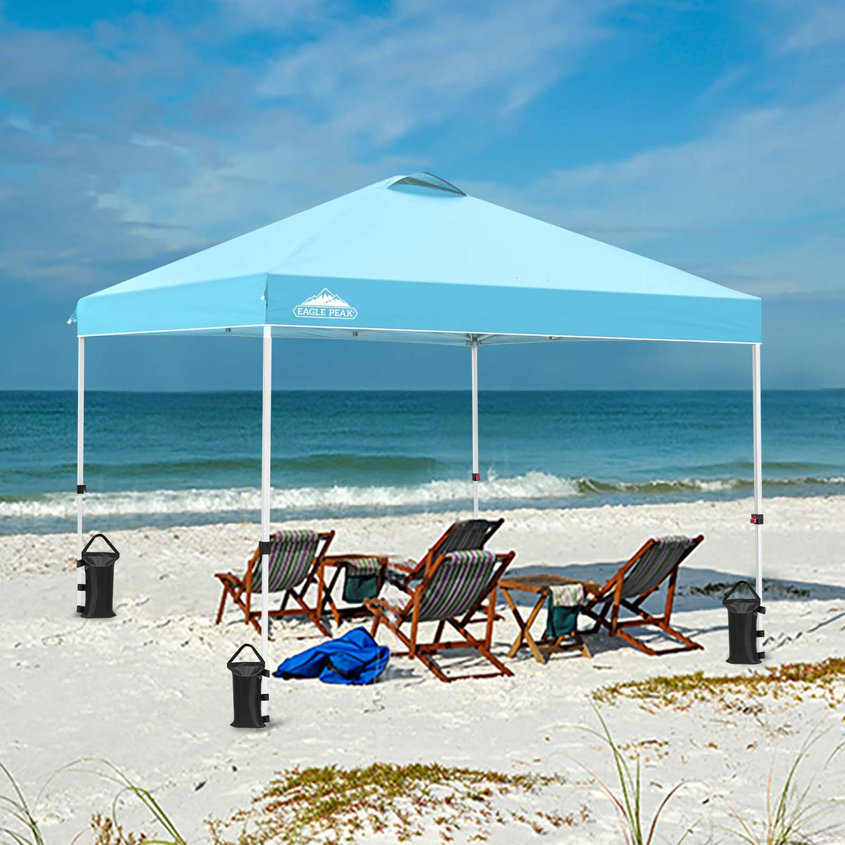 Replacement Canopy Cover with Air Vent for 10x10 Pop Up Canopy Tent, Top Only - Eagle Peak Custom Canopy Tent