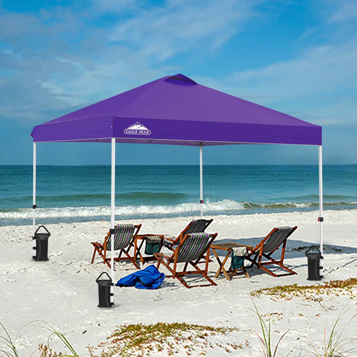 Replacement Canopy Cover with Air Vent for 10x10 Pop Up Canopy Tent, Top Only - Eagle Peak Custom Canopy Tent