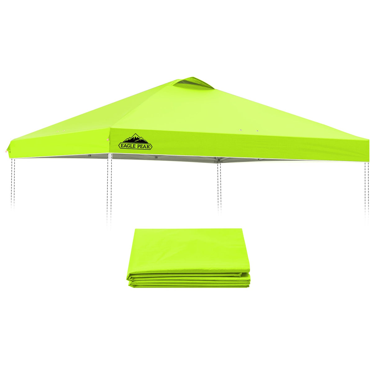 Replacement Canopy Cover with Air Vent for 10x10 Pop Up Canopy Tent, Top Only - Eagle Peak Custom Canopy Tent