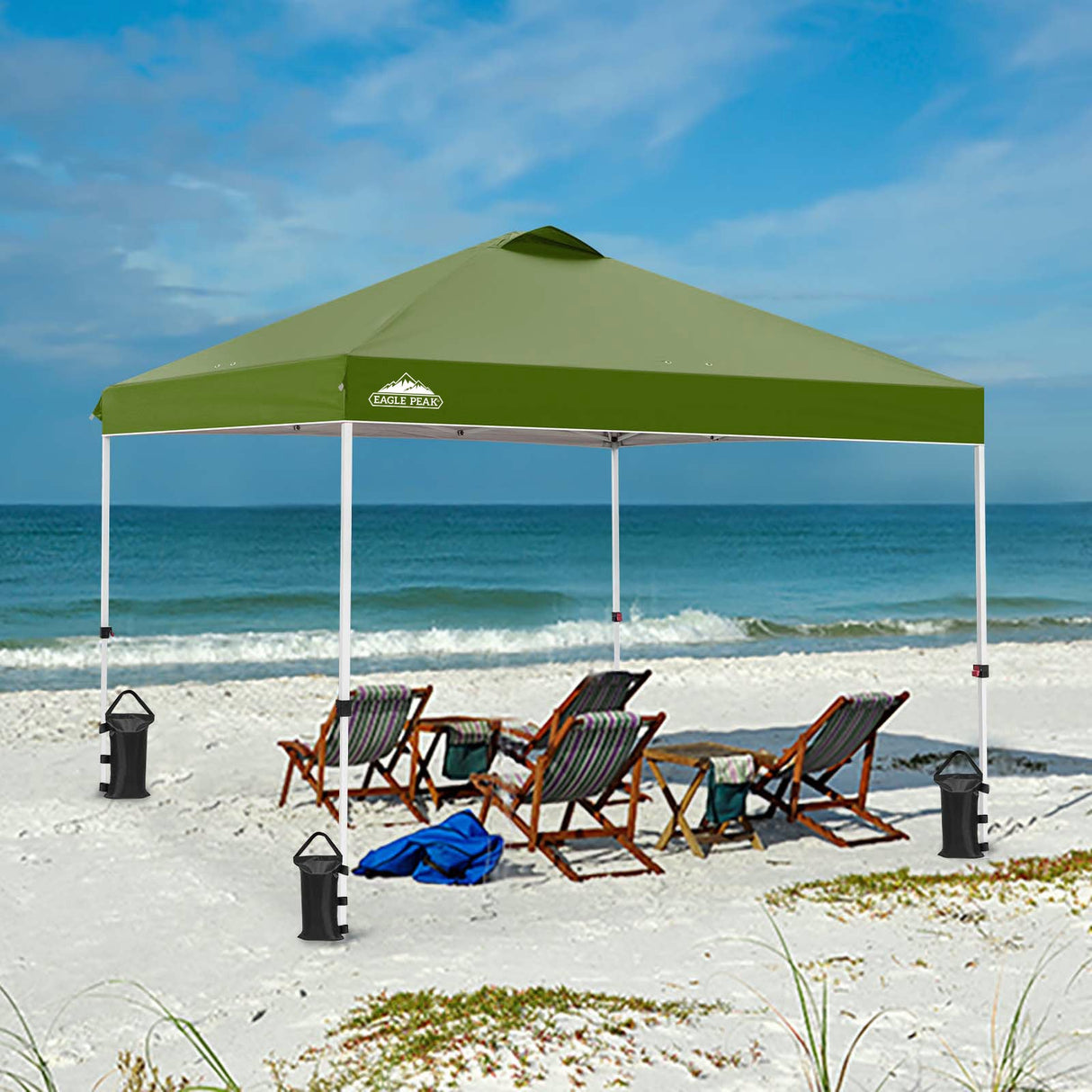 Replacement Canopy Cover with Air Vent for 10x10 Pop Up Canopy Tent, Top Only - Eagle Peak Custom Canopy Tent