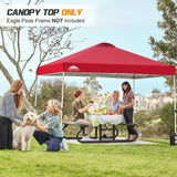 Replacement Canopy Cover with Air Vent for 10x10 Pop Up Canopy Tent, Top Only - Eagle Peak Custom Canopy Tent