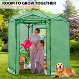 Replacement Cover for 6.6x6.6 ft Hexagon Pop up Greenhouse - Eagle Peak