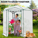 Replacement Cover for 6.6x6.6 ft Hexagon Pop up Greenhouse - Eagle Peak Custom Canopy Tent